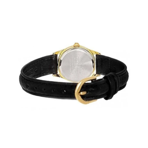 Дамски ръчен часовник с кварцов механизъм - корпус от Стомана - Естествена кожа - цвят Бял Черен