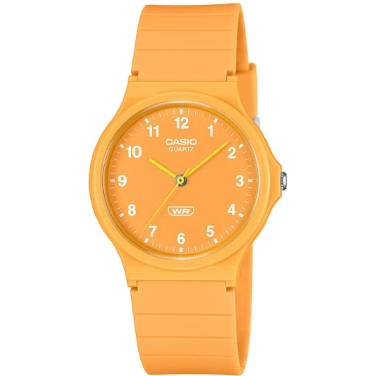 Унисекс ръчен часовник с кварцов механизъм - корпус от Полимер - Полимер - цвят Жълт Черен