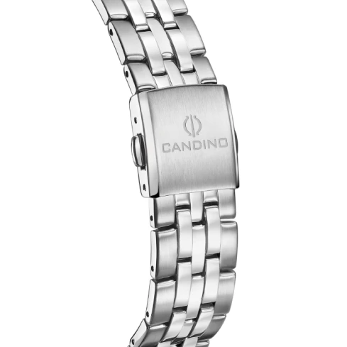 Мъжки ръчен часовник с автоматичен механизъм - корпус от Стомана - Стоманена верижка - цвят Скелетон Сив