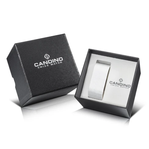 Дамски ръчен часовник с кварцов механизъм - корпус от Стомана - Стоманена верижка - цвят Бял Сив