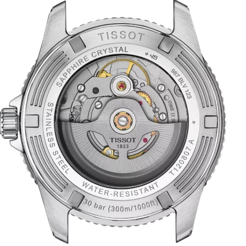 Мъжки ръчен часовник с автоматичен механизъм - корпус от Стомана - Стоманена верижка - цвят Черен Биколор