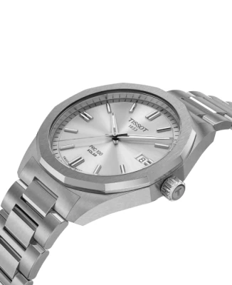 Мъжки ръчен часовник с кварцов механизъм - корпус от Стомана - Стоманена верижка - цвят Сребрист Сив