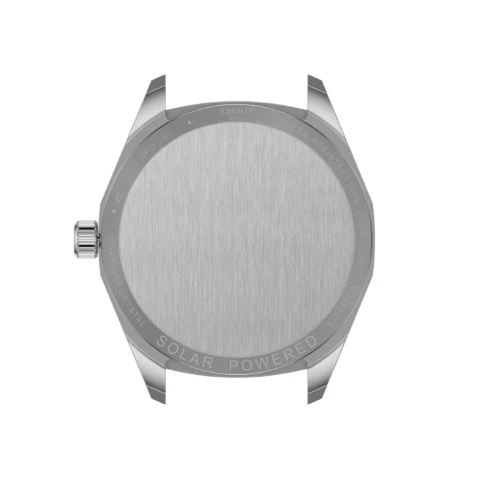 Мъжки ръчен часовник с кварцов механизъм - корпус от Стомана - Естествена кожа - цвят Сребрист Сив