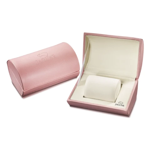 Jaguar J1018/1 Diplomatic - Дамски ръчен часовник с кварцов механизъм - корпус от Стомана - Каучук - цвят Черен Черен