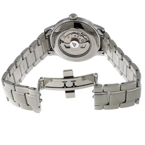 Orient RA-AG0026E Classic - Мъжки ръчен часовник с автоматичен механизъм - корпус от Стомана - Стоманена верижка - цвят Зелен Сив