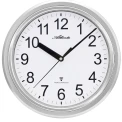 Унисекс стенен часовник с кварцов механизъм - цвят Бял Сив