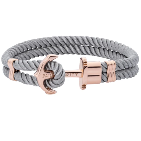 Унисекс гривна от MS Рециклирана стомана - с форма Котва