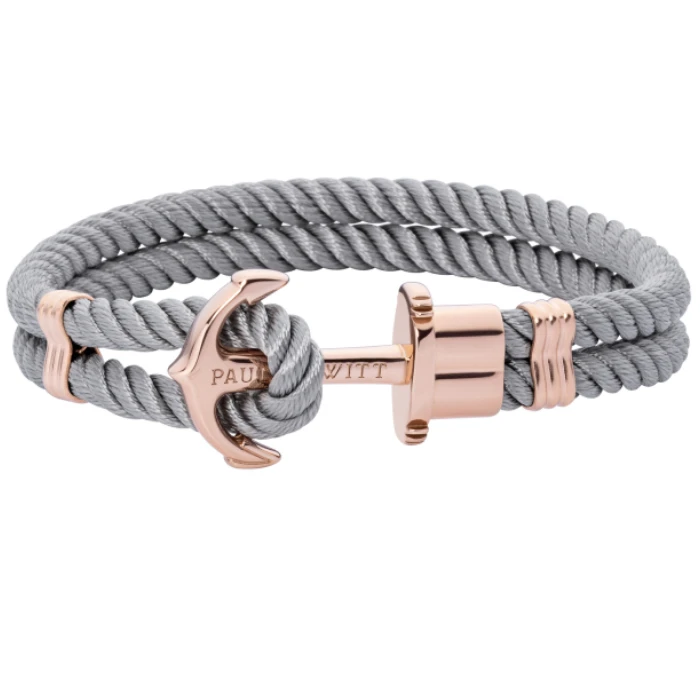 Унисекс гривна от MS Рециклирана стомана - с форма Котва