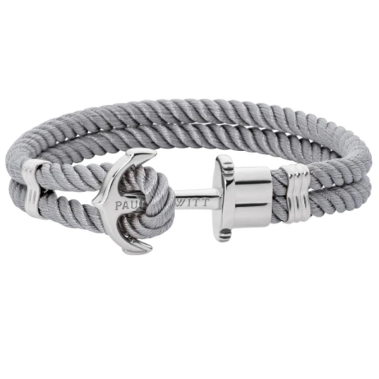 Унисекс гривна от MS Рециклирана стомана - с форма Котва