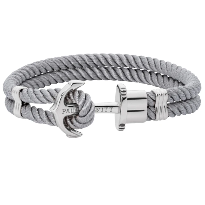 Унисекс гривна от MS Рециклирана стомана - с форма Котва