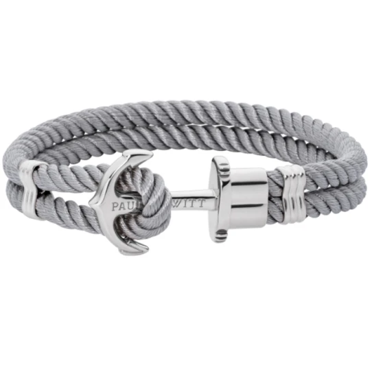 Унисекс гривна от MS Рециклирана стомана - с форма Котва