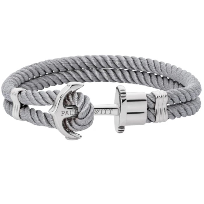 Унисекс гривна от MS Рециклирана стомана - с форма Котва