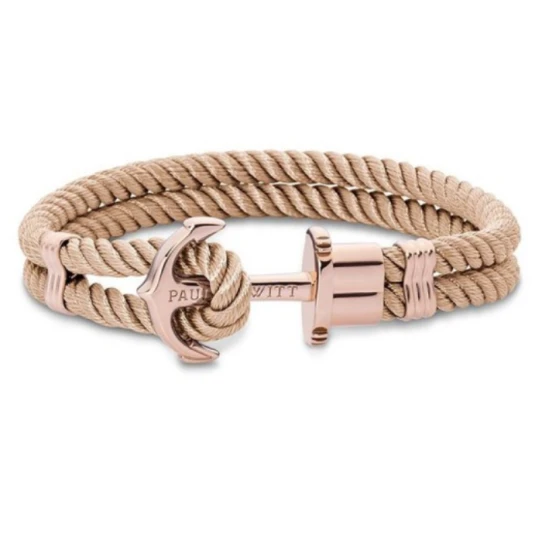 Дамски гривна от MS Рециклирана стомана - с форма Котва