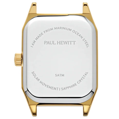 Дамски ръчен часовник с кварцов механизъм - корпус от Стомана - Стоманена верижка - цвят Бял Злато