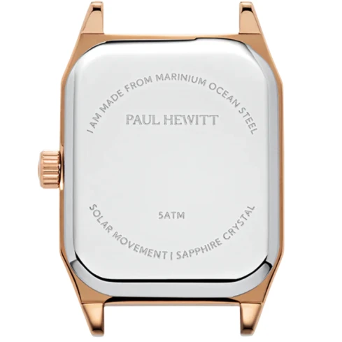 Дамски ръчен часовник с кварцов механизъм - корпус от Стомана - Стоманена верижка - цвят Черен Розово Злато