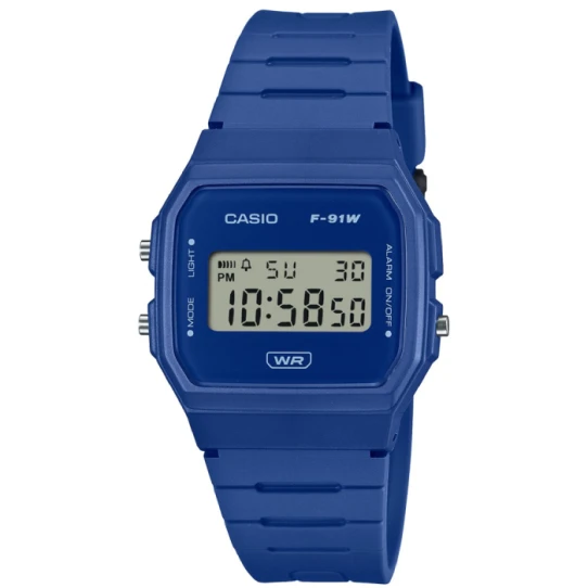 Унисекс ръчен часовник с кварцов механизъм - корпус от Полимер - Полимер - цвят Сив Син