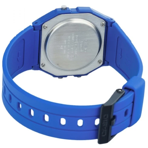 Унисекс ръчен часовник с кварцов механизъм - корпус от Полимер - Полимер - цвят Сив Син