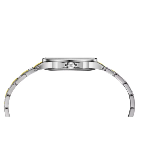 Дамски ръчен часовник с кварцов механизъм - корпус от Стомана - Стоманена верижка - цвят Седеф