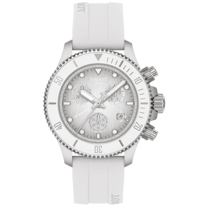 Унисекс ръчен часовник с кварцов механизъм - корпус от Стомана - Силиконова каишка - цвят Сив