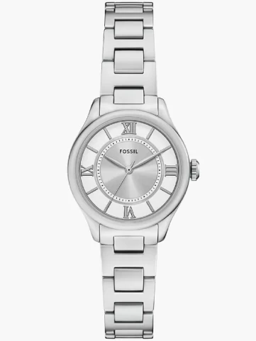 Дамски ръчен часовник с кварцов механизъм - корпус от Стомана - Стоманена верижка - цвят Сив Сив