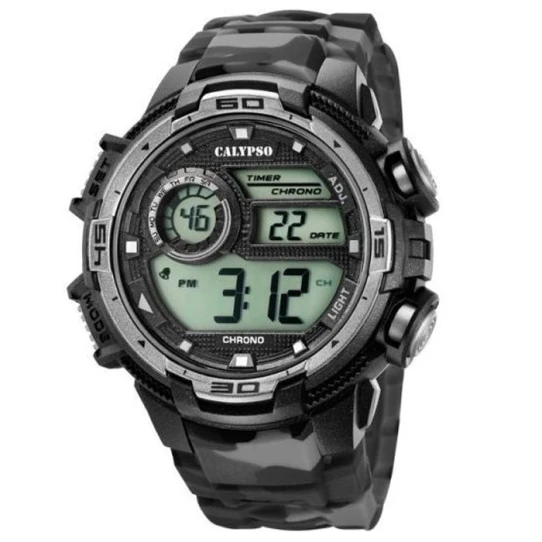 Унисекс ръчен часовник с кварцов механизъм - корпус от Полимер - Полимер - цвят Сив Сив