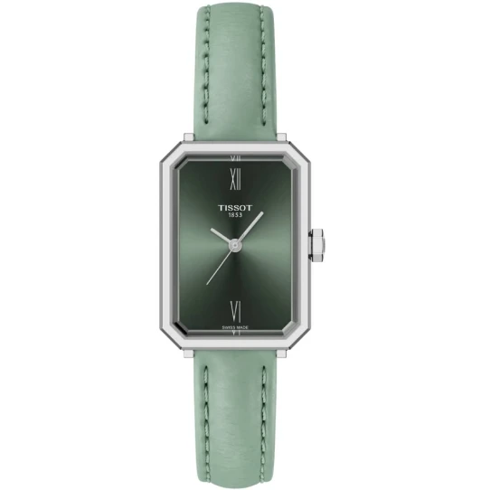 Дамски ръчен часовник с кварцов механизъм - корпус от Стомана - цвят Зелен