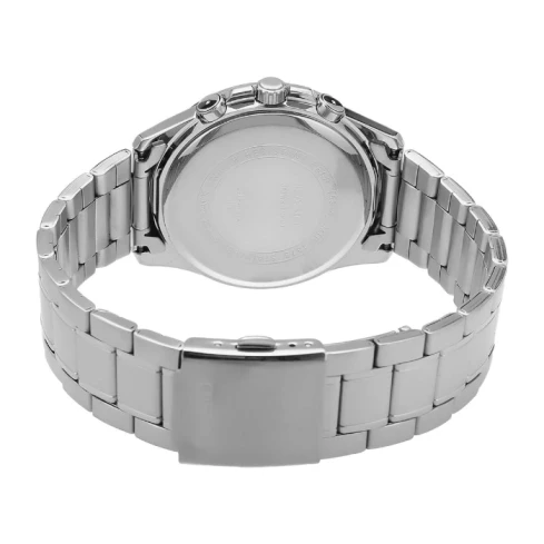 Мъжки ръчен часовник с кварцов механизъм - корпус от Стомана - Стоманена верижка - цвят Зелен