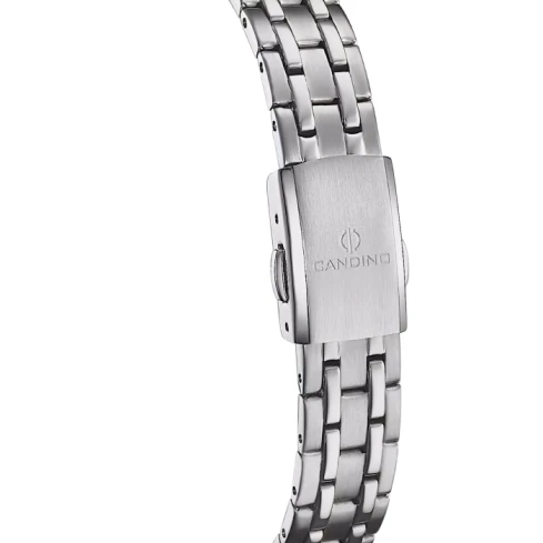 Дамски ръчен часовник с кварцов механизъм - корпус от Стомана - Стоманена верижка - цвят Седеф