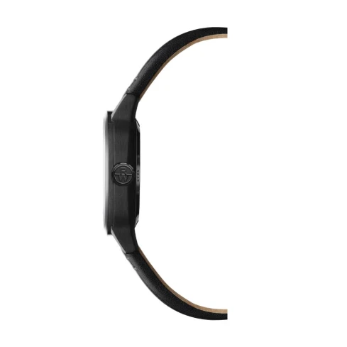 Мъжки ръчен часовник с автоматичен механизъм - корпус от Стомана - Естествена кожа