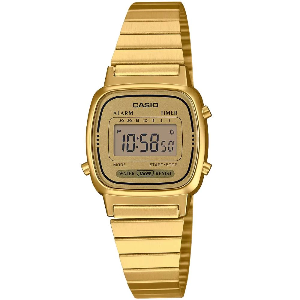 Дамски ръчен часовник с кварцов механизъм - корпус от Полимер - Стоманена верижка