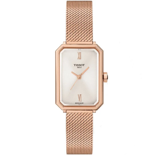 Дамски ръчен часовник с кварцов механизъм - корпус от Стомана - Стоманена верижка - цвят Сребрист