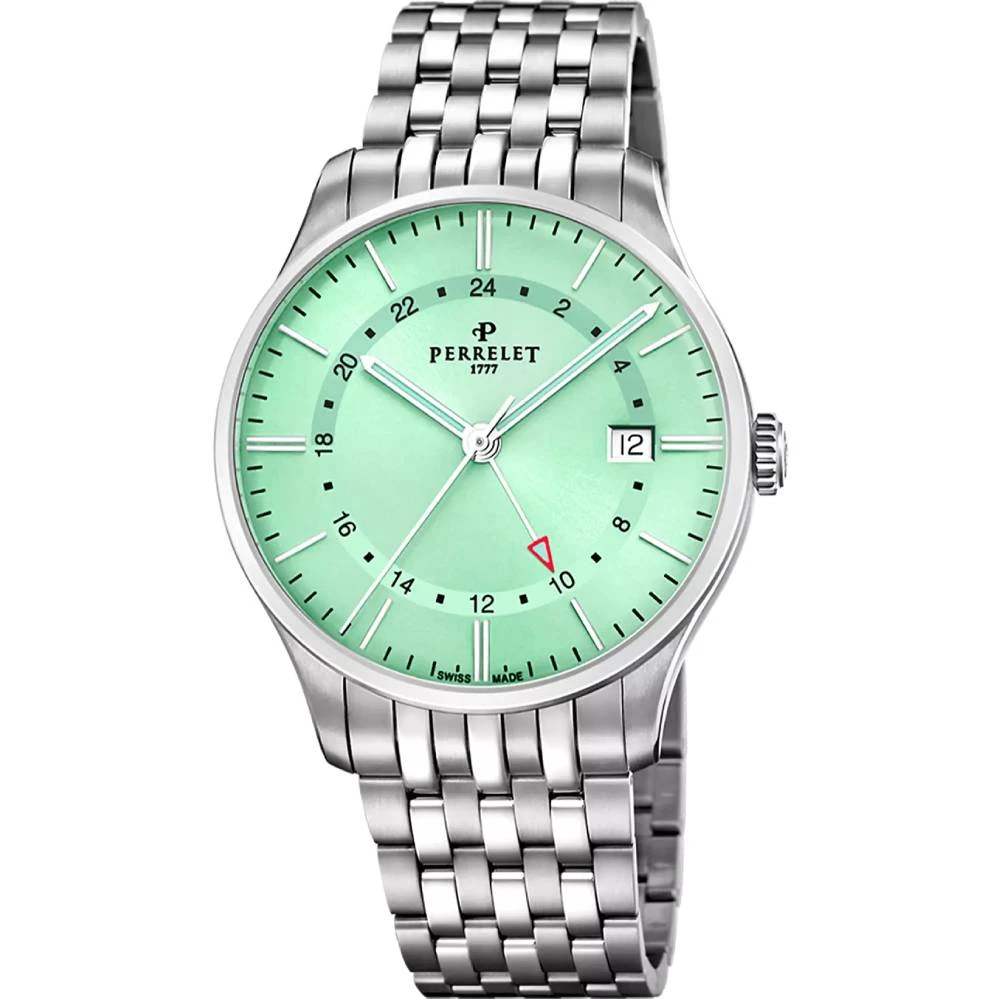 Мъжки ръчен часовник с автоматичен механизъм - корпус от Стомана - Стоманена верижка