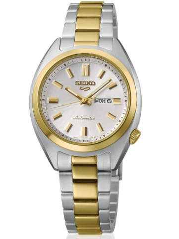 Дамски ръчен часовник с автоматичен механизъм - корпус от Стомана - Стоманена верижка - цвят Сребрист