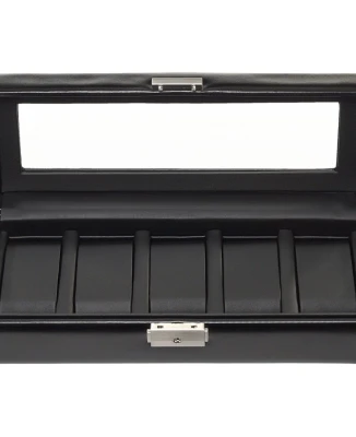 Кутия за съхранение Кутия за часовници Sacher 1115.0104N04 за 5 часовника EXCLUSIVE - Унисекс - Черен