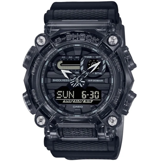 Casio GA-900SKE-8AER G-Shock - Мъжки ръчен часовник с кварцов механизъм - корпус от Полимер - Полимер - цвят Черен Черен