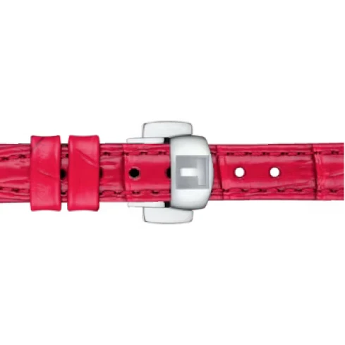 Дамски ръчен часовник с кварцов механизъм - корпус от Стомана - Естествена кожа - цвят Седеф Черен