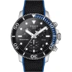 Tissot T120.417.17.051.03 Seastar 1000 - Мъжки ръчен часовник с кварцов механизъм - корпус от Стомана и алуминий - Текстил - цвят Черен Син