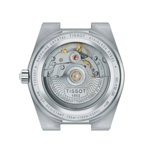 Дамски ръчен часовник с автоматичен механизъм - корпус от Стомана - Стоманена верижка - цвят Зелен