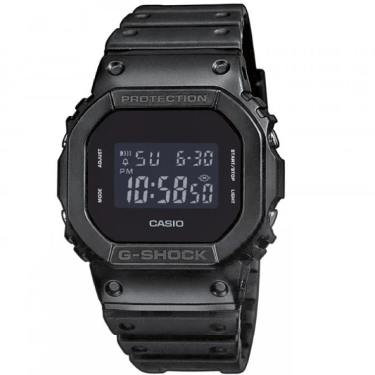 Casio DW-5600BB-1ER - Мъжки ръчен часовник с кварцов механизъм - корпус от Полимер - Полимер - цвят Черен Черен
