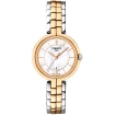 Tissot T094.210.22.111.00 Flamingo - Дамски ръчен часовник с кварцов механизъм - корпус от Стомана - Стоманена верижка - цвят Седеф Розово Злато