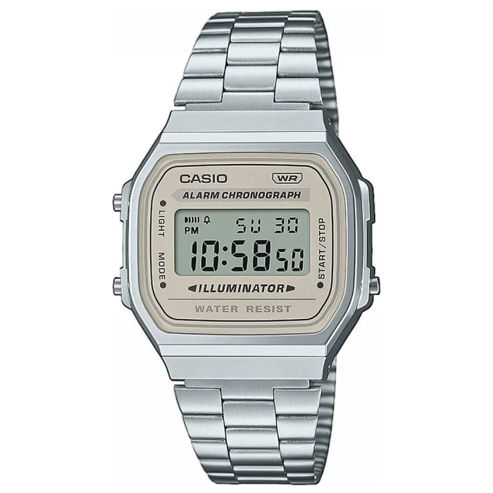 Унисекс ръчен часовник с кварцов механизъм - корпус от Стомана - Стоманена верижка - цвят Сив