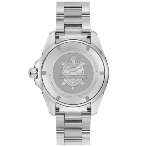 Мъжки ръчен часовник с автоматичен механизъм - корпус от Стомана - Стоманена верижка - цвят Черен Сив