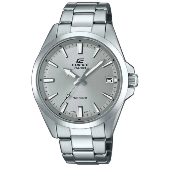 Мъжки ръчен часовник с кварцов механизъм - корпус от Стомана - Стоманена верижка - цвят Сив Сив