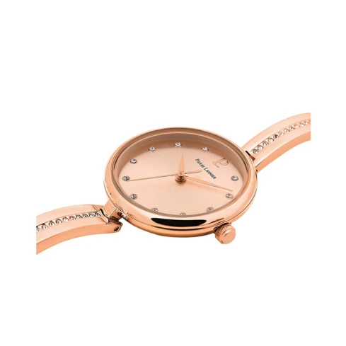 Дамски ръчен часовник с кварцов механизъм - корпус от Стомана - Стоманена верижка - цвят Розово Злато