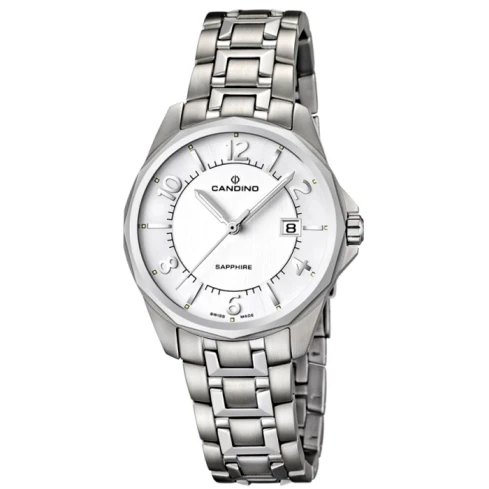 Дамски ръчен часовник с кварцов механизъм - корпус от Стомана - Стоманена верижка - цвят Черен Сив