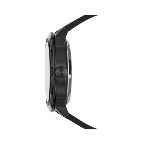 Мъжки ръчен часовник с автокварц механизъм - корпус от Стомана - Естествена кожа - цвят Кафяв Кафяв