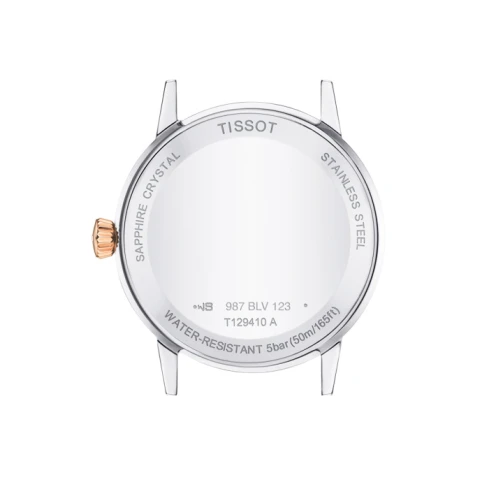 Дамски ръчен часовник с кварцов механизъм - корпус от Стомана - Стоманена верижка - цвят Бял Розово Злато