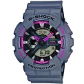 Casio GA-110TS-8A4ER G-Shock - Мъжки ръчен часовник с кварцов механизъм - корпус от Полимер - Полимер - цвят Черен Сив