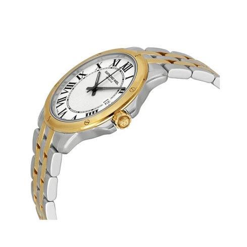 Мъжки ръчен часовник с кварцов механизъм - корпус от Стомана - Стоманена верижка - цвят Черен Сив