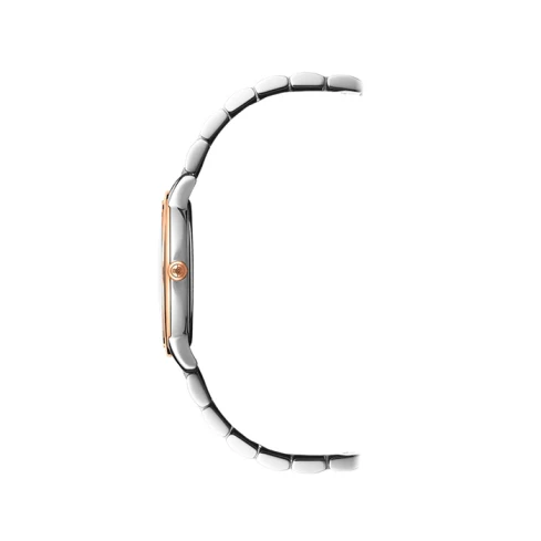 Дамски ръчен часовник с кварцов механизъм - корпус от Стомана - Стоманена верижка - цвят Седеф Сив